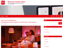 Tablet Screenshot of news.imm-cologne.de